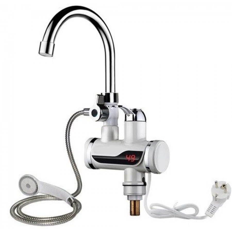 Robinet electric cu dus, prindere chiuveta sau cada, pentru incalzit apa - Sanitare - reducerim.ro