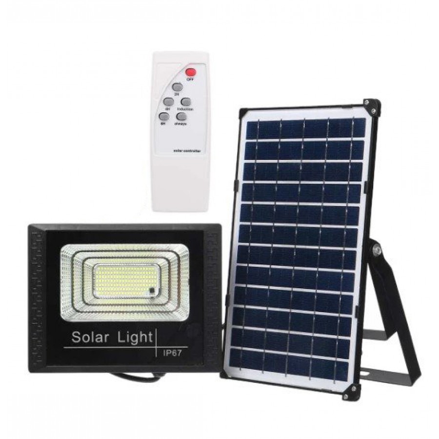 Panou solra cu proiector 200w, telecomanda inclusa, cod 0100 - Iluminat -reducerim.ro Panou solra cu proiector 200w, telecomanda inclusa, cod 0100 - Iluminat - reducerim.ro