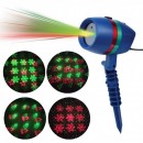 Proiector lumini laser, Static si miscator, Efect 3D holografic, exterior si interior - Iluminat - reducerim.ro