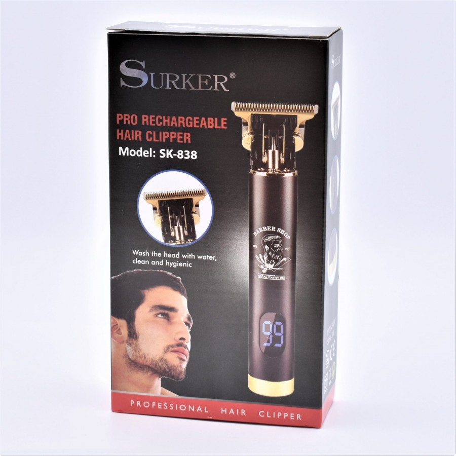 Masina de tuns contur cu acumulator Surker SK-838 - Cadouri - reducerim.ro