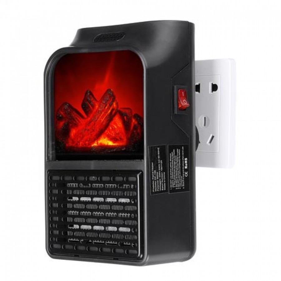 Mini aeroterma portabila Flame Heater, conectare 220v, putere 1000W - Casa si gradina - reducerim.ro