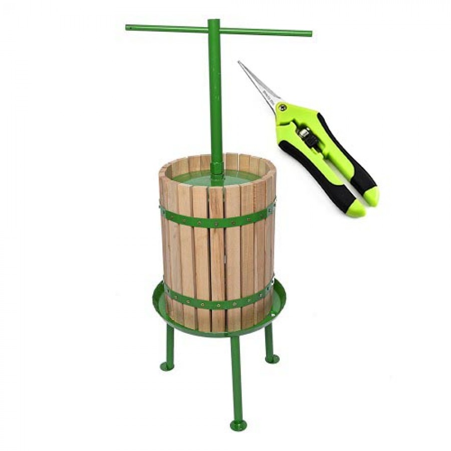 PACHET Teasc - presa pentru struguri + Foarfeca pentru gradina cu maner din cauciuc - PRODUSE NOI - reducerim.ro