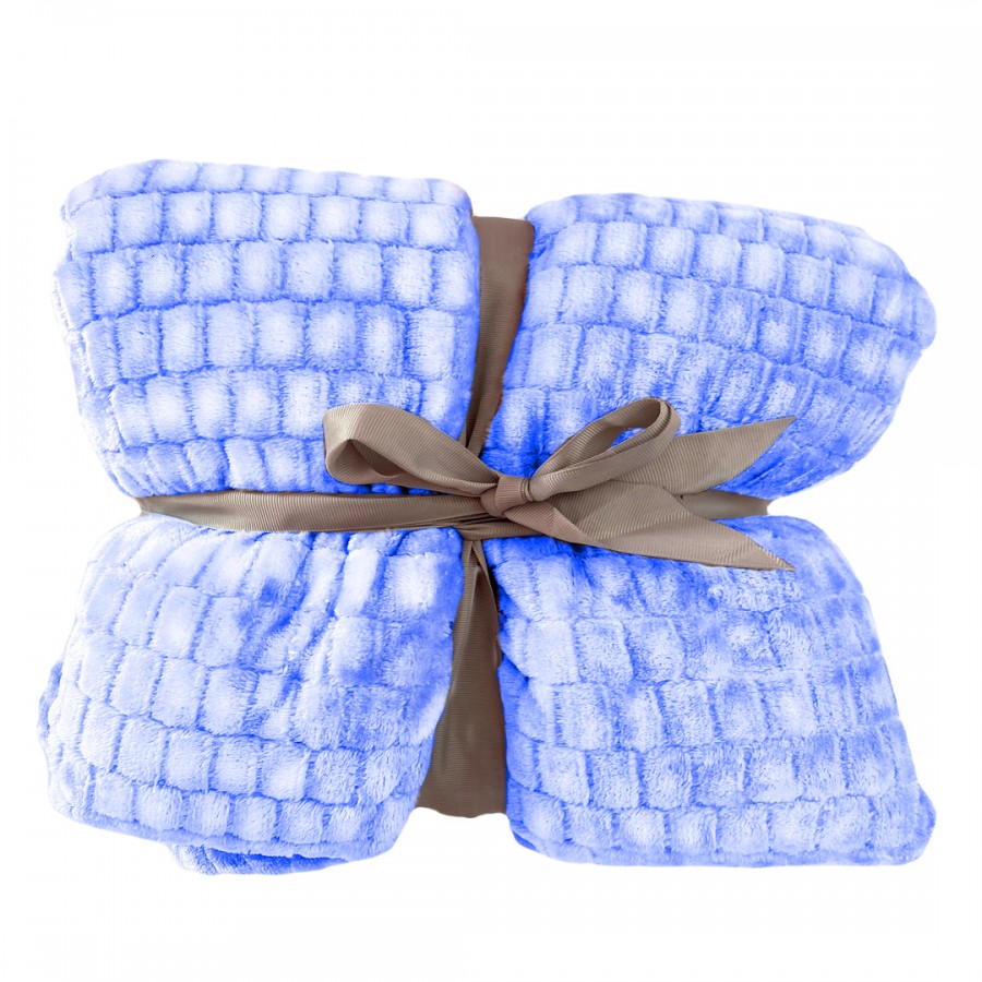 Patura pufoasa Valentine Home Cocolino, Albastru - Casa si gradina - reducerim.ro