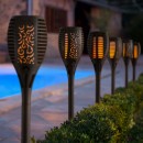 Set 6 Lampi Solare LED pentru Curte sau Gradina cu Efect de Flacara - Iluminat -reducerim.ro Set 6 Lampi Solare LED pentru Curte sau Gradina cu Efect de Flacara - Iluminat - reducerim.ro