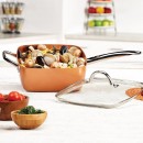 Tigaia Multifunctionala Patrata Migas, suprafata antialunecare, 24.5 cm x 24.5 cm, 3 accesorii - Bucatarie -reducerim.ro Tigaia Multifunctionala Patrata Migas, suprafata antialunecare, 24.5 cm x 24.5 cm, 3 accesorii - Bucatarie - reducerim.ro