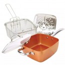 Tigaia Multifunctionala Patrata Migas, suprafata antialunecare, 24.5 cm x 24.5 cm, 3 accesorii - Bucatarie -reducerim.ro Tigaia Multifunctionala Patrata Migas, suprafata antialunecare, 24.5 cm x 24.5 cm, 3 accesorii - Bucatarie - reducerim.ro