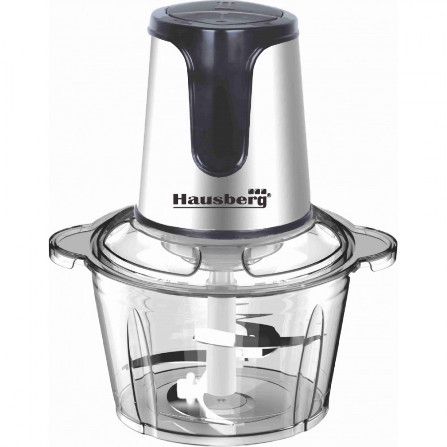 Tocator Hausberg HB-4505, 400 W, vas sticla 2l, 4 lame inox, toaca, taie, macina, amesteca, cod: i085 - PRODUSE NOI - reducerim.ro