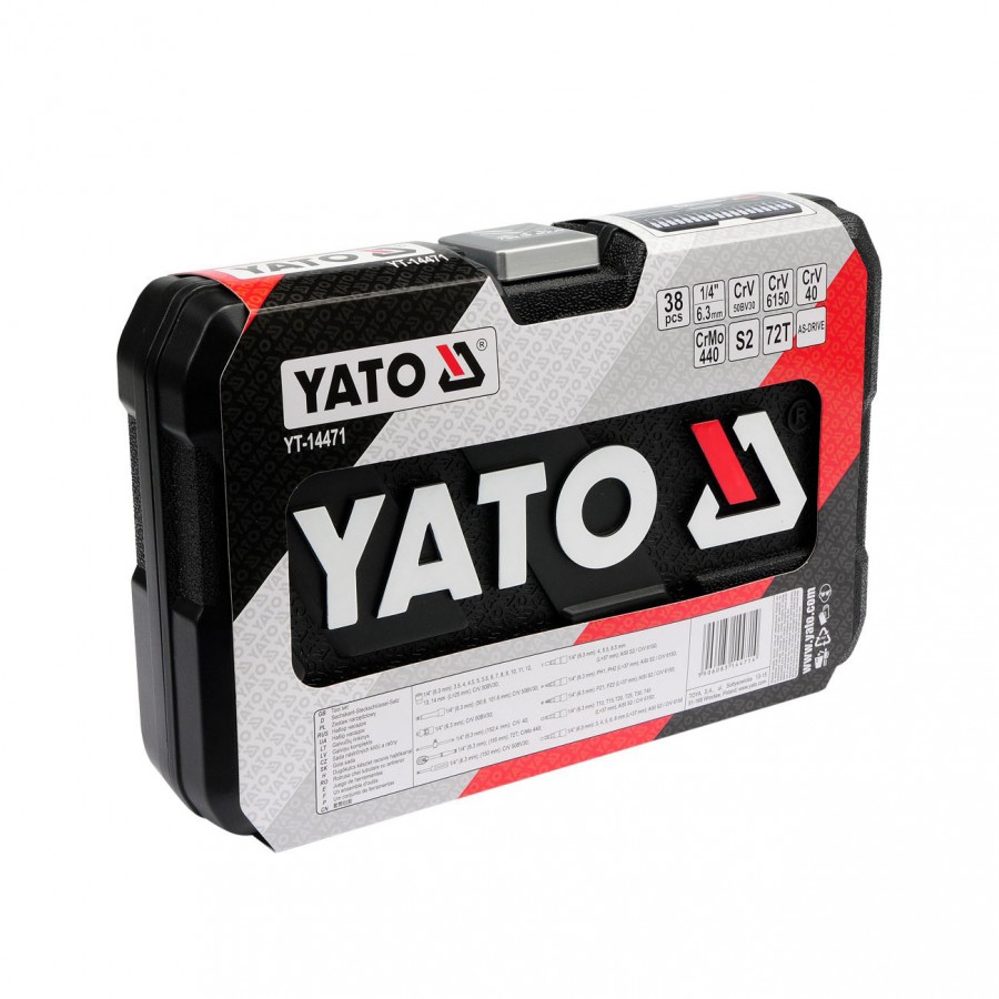 Trusa de scule profesionala YATO yt-14471, 38 piese - Truse scule si unelte - reducerim.ro