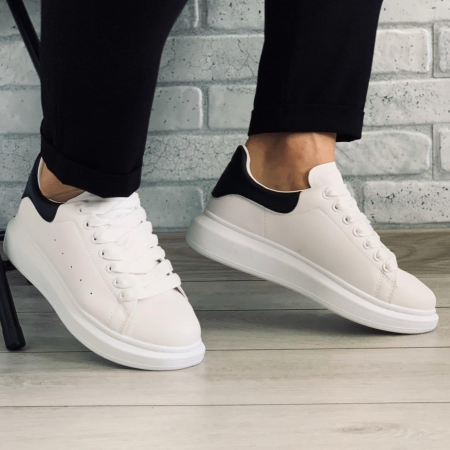 Pantofi casual Alexander AD-119 White/Black R1/4/5 - Pantofi Dama - reducerim.ro