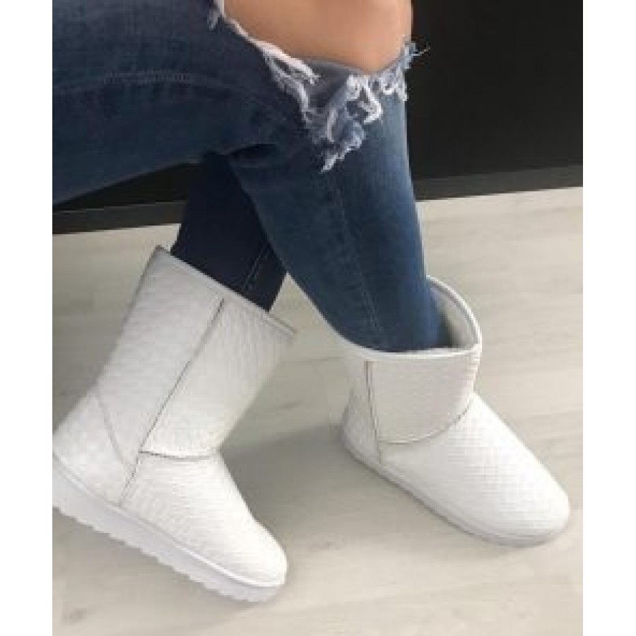 Cizme Riana White - Cizme - reducerim.ro