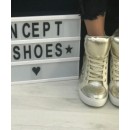 Sneakers sport inalti 1G-17088 GOLD R1/1/4 - Ghete Sport - reducerim.ro