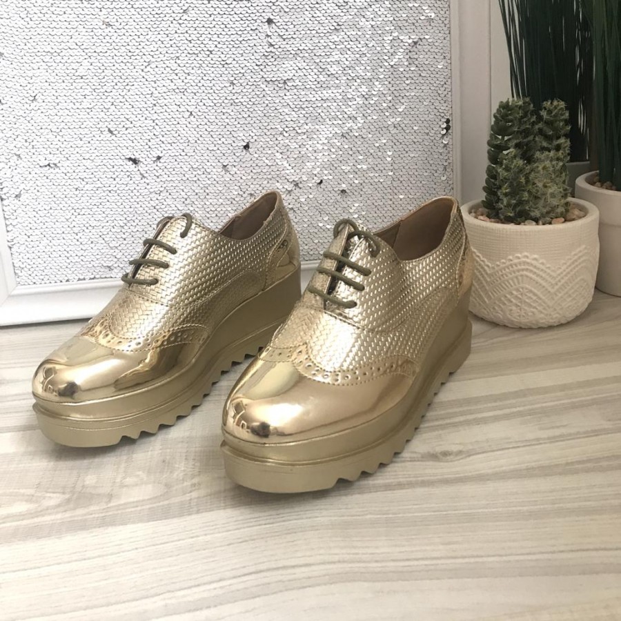 Pantofi casual DQ050 GOLD R1/3/2 - Pantofi casual -reducerim.ro Pantofi casual DQ050 GOLD R1/3/2 - Pantofi casual - reducerim.ro