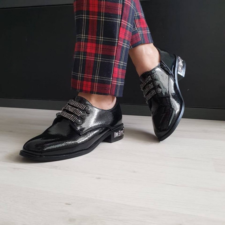 Pantofi casual B-165 BLACK R1/10/3 - Pantofi casual -reducerim.ro Pantofi casual B-165 BLACK R1/10/3 - Pantofi casual - reducerim.ro